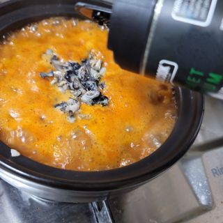우주쿡 천연조미료 고메 프리미엄 시즈닝 6종 택1 청양고추+ /대파 /깻잎 /마늘 /생강 /표고버섯 — 4.5점을 준 리뷰어가 2021년 8월 올린 사용 사진
