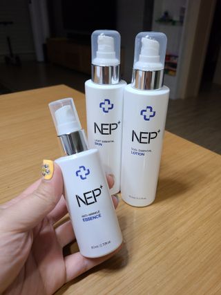 SOONWITH 순위드 NEP+ 스킨케어 3종 세트 — 5점을 준 리뷰어가 2021년 4월 올린 사용 사진