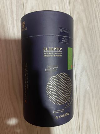 프리마인 자체 기업부설 연구소에서 찾아낸 건강한 수면의 비밀.  슬립토 플러스 30포 — 5점을 준 리뷰어가 2022년 1월 올린 사용 사진