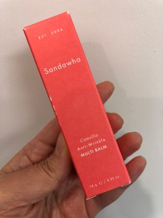 스킨큐어 산다화 카멜리아 안티 링클 멀티밤 — 5점을 준 리뷰어가 2023년 1월 올린 사용 사진