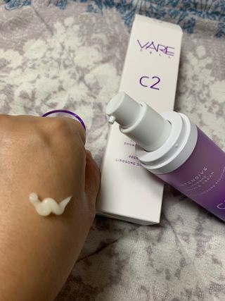 바르셀 주름개선 리프팅 영양크림 인텐시브 리포좀 더블크림-C2 50ml — 5점을 준 리뷰어가 2021년 11월 올린 사용 사진