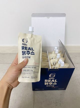 서비푸드 리얼 닭주스 오리지널 200g 1세트 10개입 — 3.5점을 준 리뷰어가 2022년 1월 올린 사용 사진