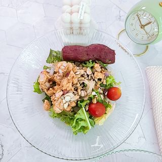 참살이도시락 작심삼일 샐러드도시락 3개 맛보기 새벽배송 또는 택배배송 — 5점을 준 리뷰어가 2021년 8월 올린 사용 사진