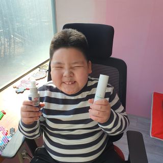 셀바이져 항균 스프레이 핸드워시 + 키즈세정제 SET — 5점을 준 리뷰어가 2021년 3월 올린 사용 사진