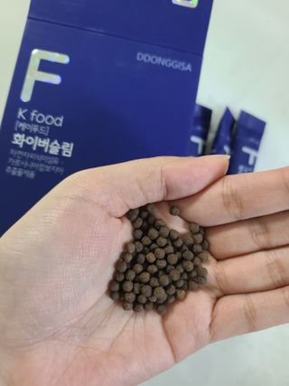 똥기사의 케이푸드 화이버슬림 — 3점을 준 리뷰어가 2021년 2월 올린 사용 사진
