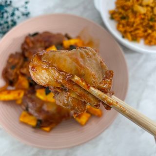 (주)마니커 마니커 춘천식 닭갈비 [냉동 500g] — 5점을 준 리뷰어가 2022년 11월 올린 사용 사진