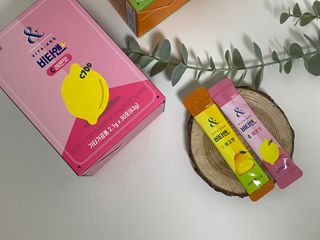 비타앤C 레몬맛, 망고맛 — 5점을 준 리뷰어가 2021년 4월 올린 사용 사진