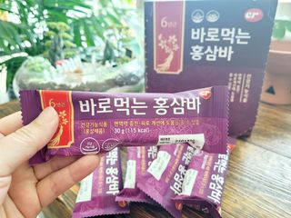 씨알푸드 건강기능식품 6년근 홍삼 함유, 바로먹는 홍삼바 30g 12개입 — 5점을 준 리뷰어가 2022년 3월 올린 사용 사진