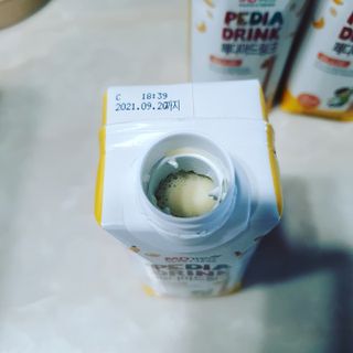 메디웰 페디아드링크 미니 바나나맛 — 4점을 준 리뷰어가 2021년 7월 올린 사용 사진