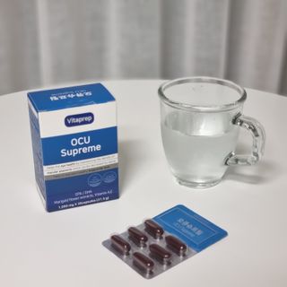 뉴트리션팩토리 비타프렙 오큐슈프림 루테인 오메가3 1050mg — 5점을 준 리뷰어가 2021년 7월 올린 사용 사진