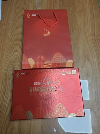 힘내라김홍삼 하루홍삼정스틱 10g x 30포 — 5점을 준 리뷰어가 2021년 4월 올린 사용 사진