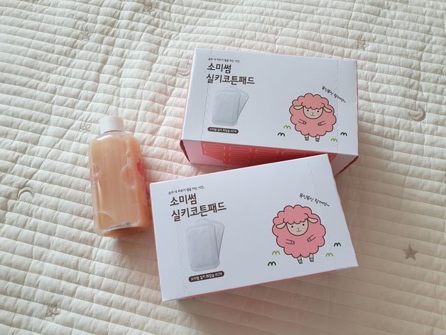 소미썸 실키 화장솜 리뷰 사진