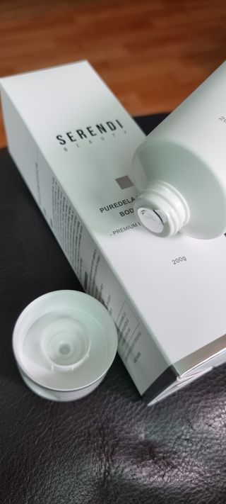 세렌디뷰티 퓨어델라 부스팅 바디크림 — 4점을 준 리뷰어가 2021년 7월 올린 사용 사진