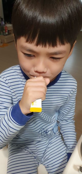 [이뮤니티플러스]우리아이 면역오키, 건강오키 _ 키즈오키 어린이홍삼 10포 1box — 4점을 준 리뷰어가 2022년 1월 올린 사용 사진
