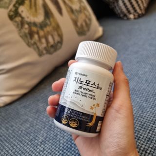 프리마인 홍삼의 강력한 에너지, 이제는 흡수율을 높인 최첨단 캡슐로 간편하게 초고속 충전하세요. — 4점을 준 리뷰어가 2022년 12월 올린 사용 사진