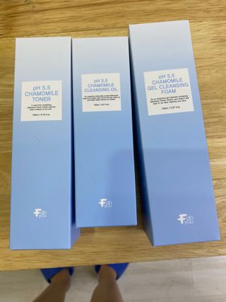 페브유 / FABYOU 페브유 pH5.5 캐모마일 젤 클렌징 폼 + 클렌징 오일 + 토너 3종 세트 — 5점을 준 리뷰어가 2021년 6월 올린 사용 사진