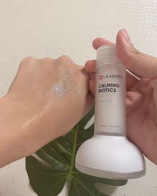 리더스코스메틱 리더스 카밍 페이스 쿨러 + 카밍 바이오틱스 앰플 — 3.5점을 준 리뷰어가 2021년 8월 올린 사용 사진