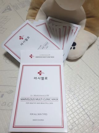 닥터마시멜로 마블러스 멀티 클리닉 마스크 — 5점을 준 리뷰어가 2021년 2월 올린 사용 사진