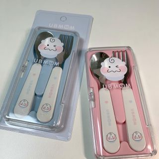유비맘 스푼포크 케이스 세트 1+1 _컬러랜덤 발송 — 5점을 준 리뷰어가 2020년 12월 올린 사용 사진