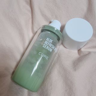 김정문알로에 큐어 큐어 알로에 리프레쉬 젤리 세럼, 큐어 알로에 하이드로 젤리 크림 — 3.5점을 준 리뷰어가 2021년 2월 올린 사용 사진