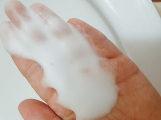 카오리온코스메틱스 클린온 버블 핸드 워시 500ml — 5점을 준 리뷰어가 2021년 8월 올린 사용 사진
