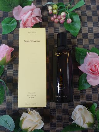스킨큐어 산다화 비타민c 화이트닝 토너 150ml — 5점을 준 리뷰어가 2022년 2월 올린 사용 사진
