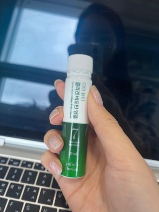 [줄리스초이스] 더마 뷰티 콜라겐 비오틴 앰플 — 5점을 준 리뷰어가 2023년 7월 올린 사용 사진
