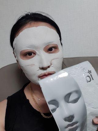 아이디플라코스메틱 페이스핏 플라스터 마스크 _ 리뉴얼 — 5점을 준 리뷰어가 2021년 5월 올린 사용 사진