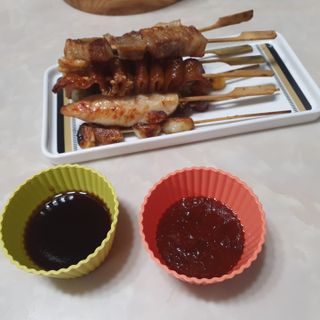 [다물꼬치] 모듬꼬치 10개 +데리야끼소스120g+매운고추소스120g — 5점을 준 리뷰어가 2021년 10월 올린 사용 사진