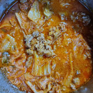 [푸딩팩토리] 얼큰김치수제비 350g  / 우삼겹 김치찌개 185g — 4점을 준 리뷰어가 2022년 10월 올린 사용 사진