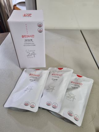 클린24시간 1BOX(5포) + 전용보틀(500ml) — 5점을 준 리뷰어가 2023년 3월 올린 사용 사진