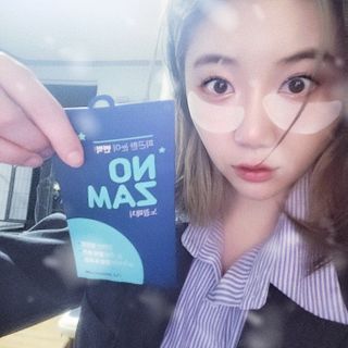 [풀리다 노잠패치] / 잠깨는 패치(졸음방지+눈가케어) 1팩(5회분) /공부할때, 운전할때, 골프, 눈 피로할때 — 5점을 준 리뷰어가 2023년 1월 올린 사용 사진