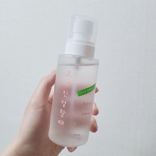 [시카앰플] 묘오한 고마진정할때 진정 스프레이 앰플 150ml — 4점을 준 리뷰어가 2021년 1월 올린 사용 사진