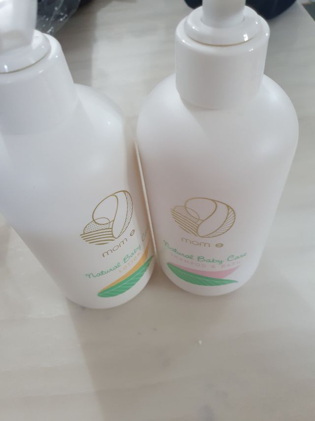 맘이 내추럴 베이비 케어 샴푸앤바스+로션 리뷰 사진