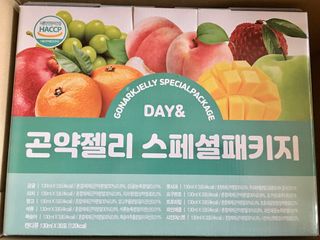 참앤들황토농원 10가지 맛, 입맛대로 스페셜하게~ 가볍게 한 포 땡! 곤약젤리 스페셜 패키지 130ml x 30포 — 4점을 준 리뷰어가 2022년 12월 올린 사용 사진
