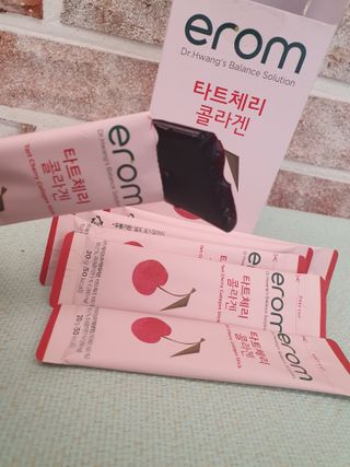 이롬 erom 타트체리 콜라겐 — 4점을 준 리뷰어가 2021년 3월 올린 사용 사진