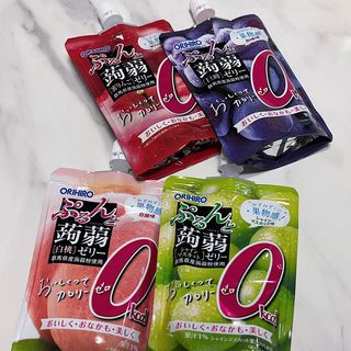ORIHIRO 오리히로 곤약젤리 제로칼로리 130g 4종 4팩(맛별로 1팩씩) — 5점을 준 리뷰어가 2023년 1월 올린 사용 사진