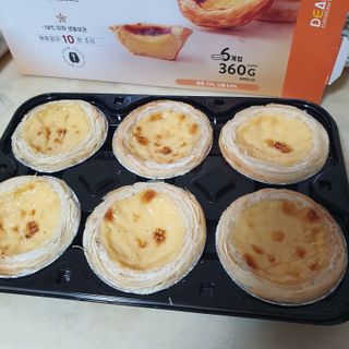 디앙뜨 포르투갈 에그타르트 오리지널 맛+패션후르츠 맛 중 택1 — 5점을 준 리뷰어가 2021년 7월 올린 사용 사진