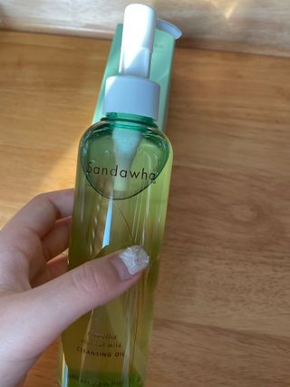 스킨큐어 산다화 순한 클렌징 동백 오일 200ml — 4점을 준 리뷰어가 2023년 8월 올린 사용 사진