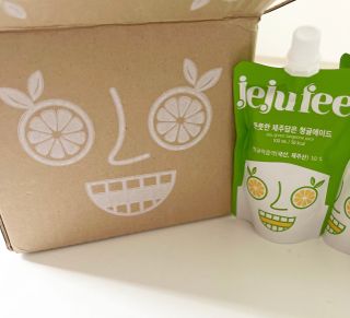 JEJUFEEL 풋풋한 제주담은 청귤에이드 — 5점을 준 리뷰어가 2022년 9월 올린 사용 사진