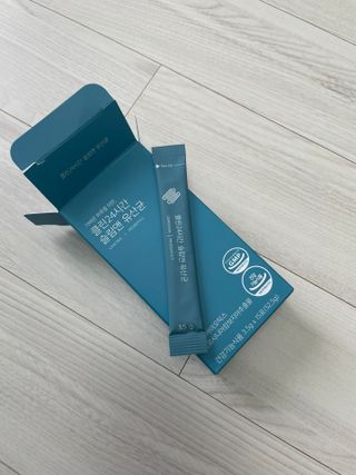 클린24시간 슬림앤유산균 1박스 (3.5g X 15포) — 4점을 준 리뷰어가 2022년 10월 올린 사용 사진