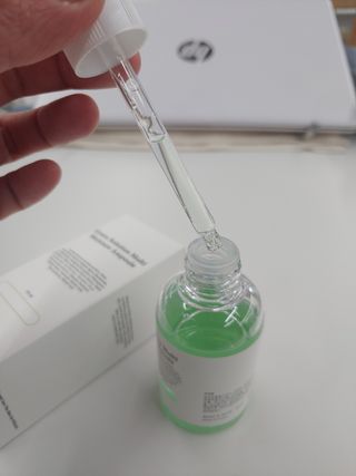 [녹산] 그린 솔루션 멀티 수분 앰플 + 그린 솔루션 멀티 수분크림 — 4.5점을 준 리뷰어가 2022년 10월 올린 사용 사진