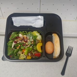 참살이도시락 작심삼일 샐러드도시락 3개 맛보기 새벽배송 또는 택배배송 — 5점을 준 리뷰어가 2021년 7월 올린 사용 사진