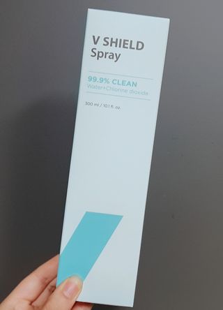 브이쉴드 살균 스프레이 300ml — 5점을 준 리뷰어가 2021년 7월 올린 사용 사진