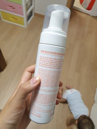 MF프리 [닥터문] 유산균 락토케어 질경초 여성청결제 200ml (폼타입) — 5점을 준 리뷰어가 2022년 7월 올린 사용 사진