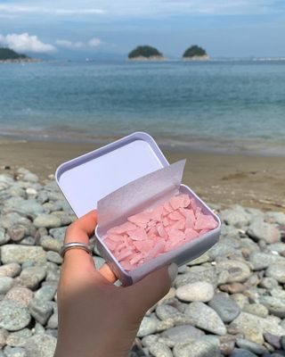 [아이스칩스] 무설탕 비건 자일리톨 캔디 7종 2개기준 — 4.5점을 준 리뷰어가 2021년 8월 올린 사용 사진