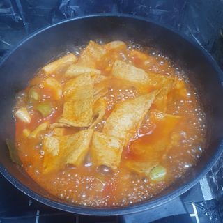 응큼떡볶이 — 3점을 준 리뷰어가 2021년 3월 올린 사용 사진