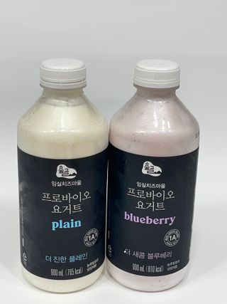 숲골 임실치즈마을 프로바이오 요거트 900ml — 4.5점을 준 리뷰어가 2021년 8월 올린 사용 사진