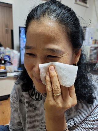 디어엘로디 유기농 무표백 건티슈 60매 — 5점을 준 리뷰어가 2022년 8월 올린 사용 사진