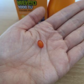 앙팡 츄어블 비타민D 1000 IU 130mg x 90정 — 5점을 준 리뷰어가 2022년 12월 올린 사용 사진
